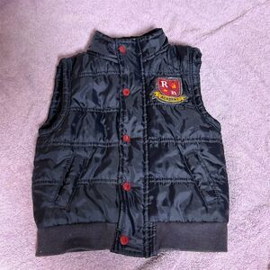 Rugged Bear Infant 24 M Unisex Puffer Vest Navy Blue
